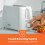 GEEPAS (White) Geepas 2Slice Toaster 6Level Browning Control 650W 4
