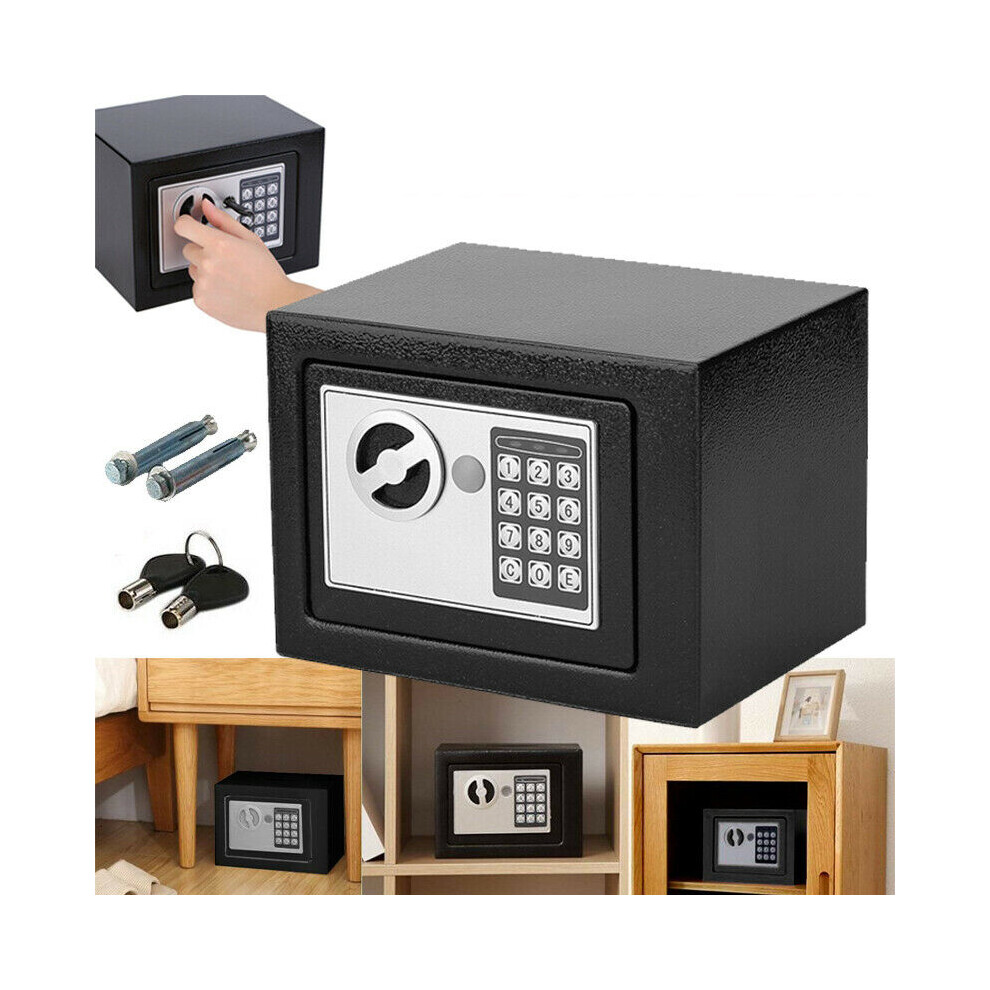 Digital Steel Safe Electronic Security Box For Home Office Money Cash 17X17x23cm Safety Box 721703284152