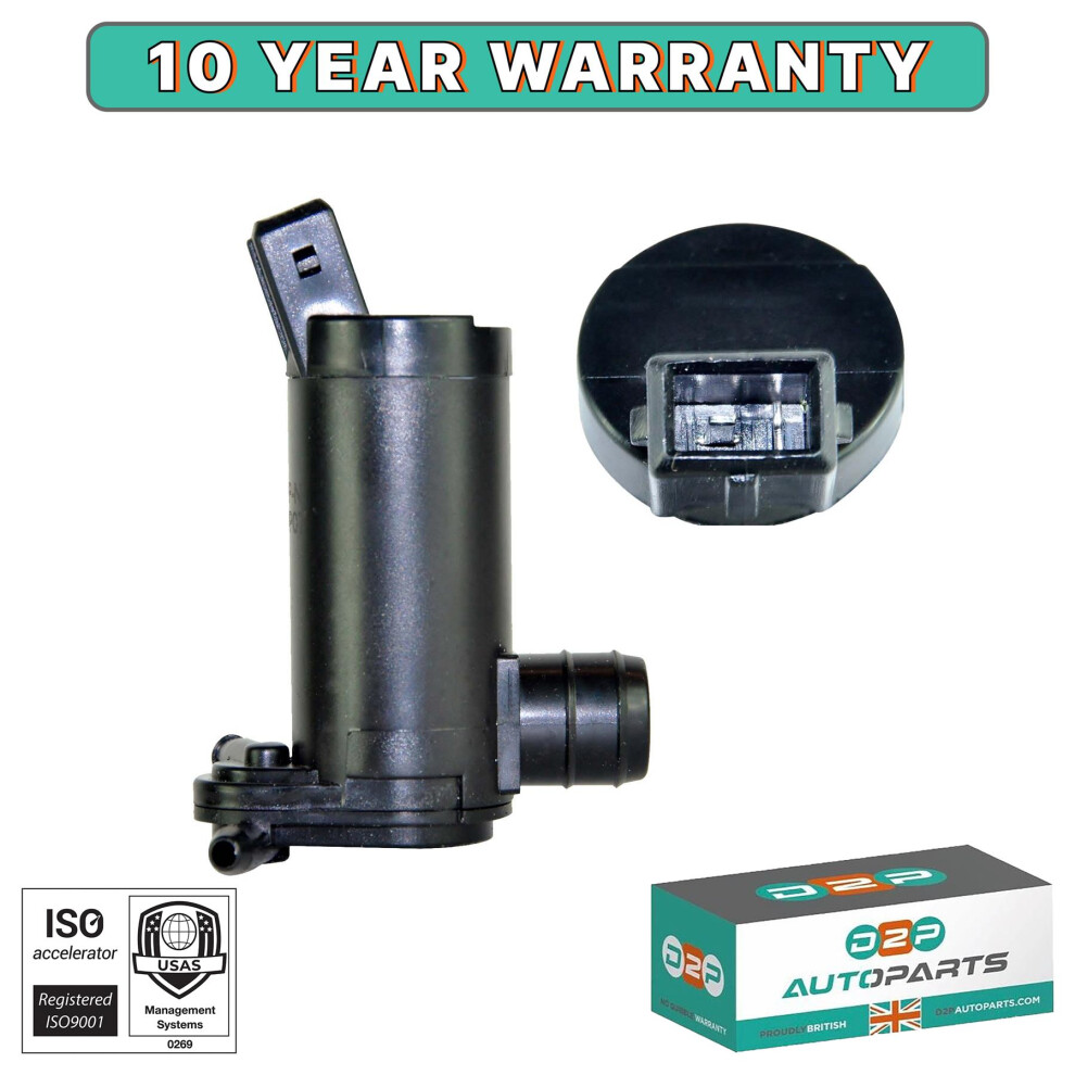 Twin Outlet Windscreen Washer Pump For Ford & Mazda 6175672, 6164937. 5056167409038