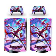 PS5 Disc Console Skin Sticker Miles Morales Across The Spider Verse