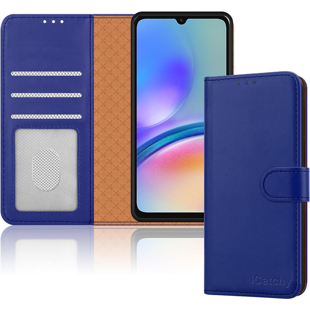 Icatchy (Blue) Samsung Galaxy A05s Case, Rfid Blocking Phone Cover