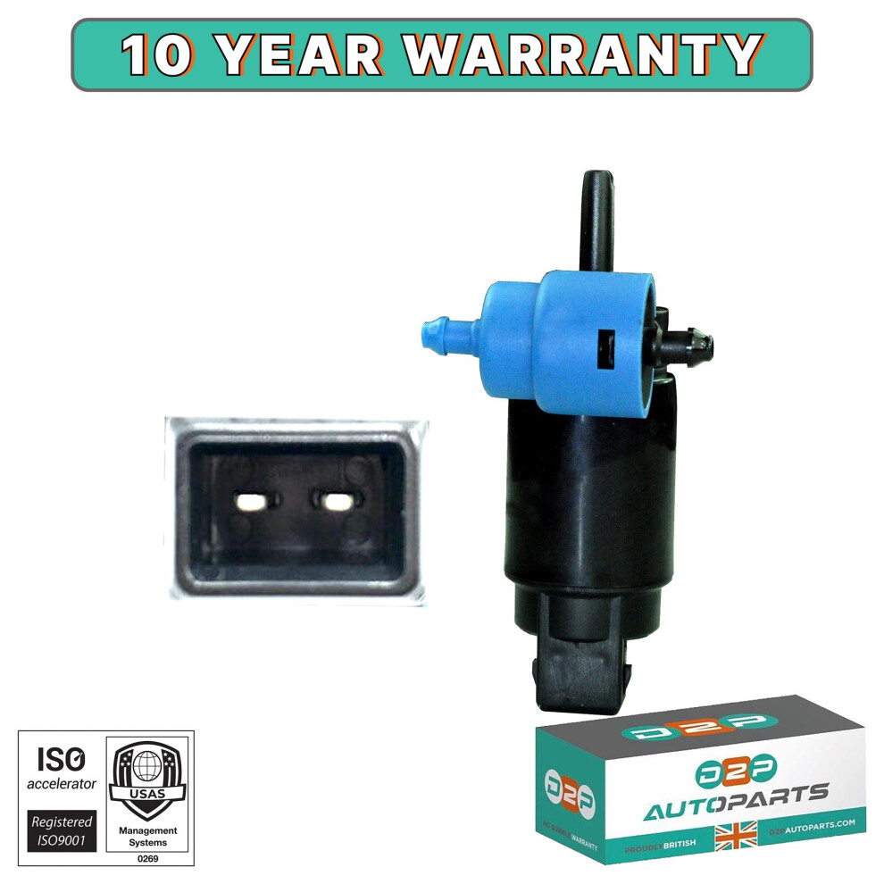 Twin Outlet Windscreen Washer Pump For Vauxhall Vectra B C Tigra Corsa C Astra 5056167409052