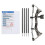Mini Compound Bow Arrows Kit Target Shoot Game Archery Toy Gift Pocket Bow 2