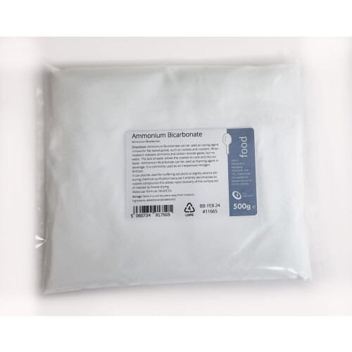 Ammonium Bicarbonate - Raising agent - Food Grade for biscuits etc