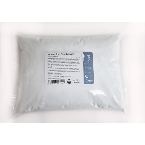Ammonium Bicarbonate - Raising agent - Food Grade for biscuits etc