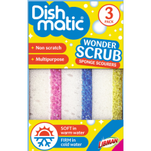 Dishmatic Essentials Nicht-kratzende Wunderschwamm-Scheuerschwämme - 3er-Pack