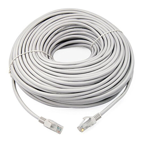 10m Cat5e Ethernet UTP Data Network LAN Installation Cable RJ45 Patch Lead Grey 2