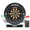 winmau Winmau Professional Diamond Plus Dartboard and Surround Set with Darts 1