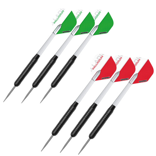 winmau Winmau Professional Diamond Plus Dartboard and Surround Set with Darts 1