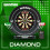 winmau Winmau Professional Diamond Plus Dartboard and Surround Set with Darts 3