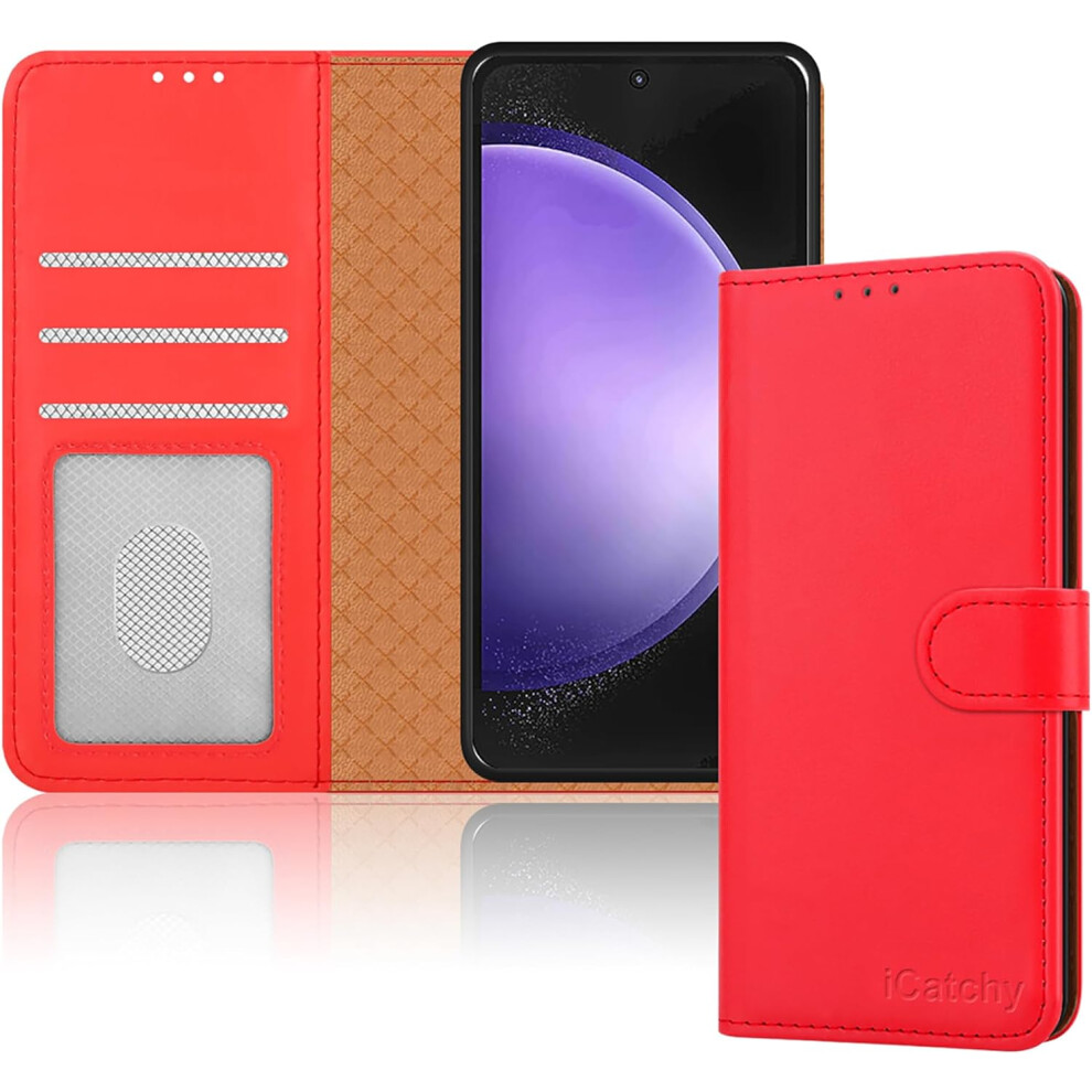 (Red) Samsung Galaxy S23 Fe, Rfid Blocking Phone Cover Red 5056298019571