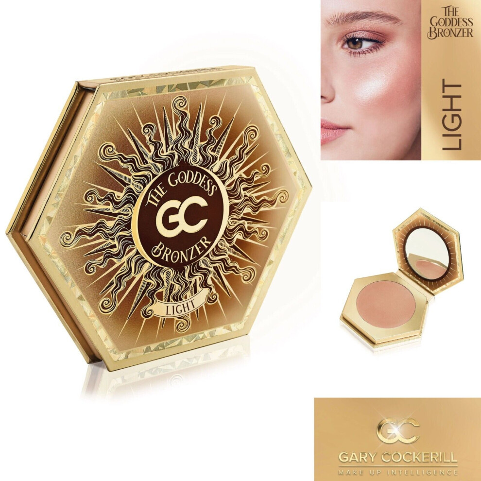 Gary Cockerill Make Up Intelligence Light/Bronze Gary Cockerill The Goddess Bronzer - 15G, Sun-Kissed + Radiant Soft Shimmer