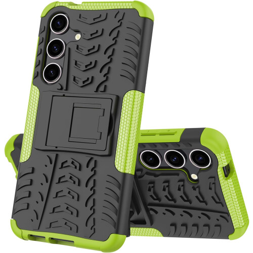 (Green) Samsung Galaxy S24 Dual Layer Shockproof Cover 2