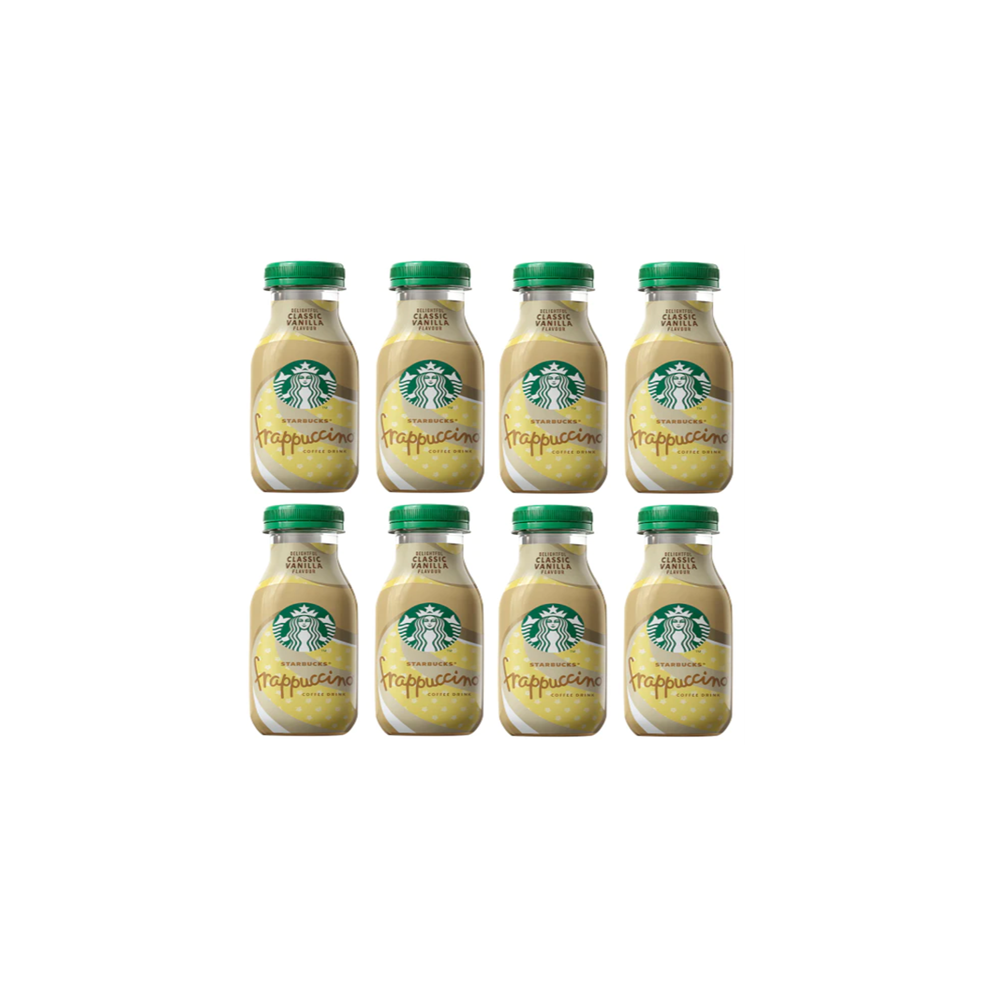 Starbucks Frappuccino Vanilla Coffee Bottle Drink 8x 250ml Best Before Aug 2024