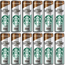 Starbucks Coffee Tripleshot Espresso Iced Coffee Drinks 12x 300ml Best Before May 2026