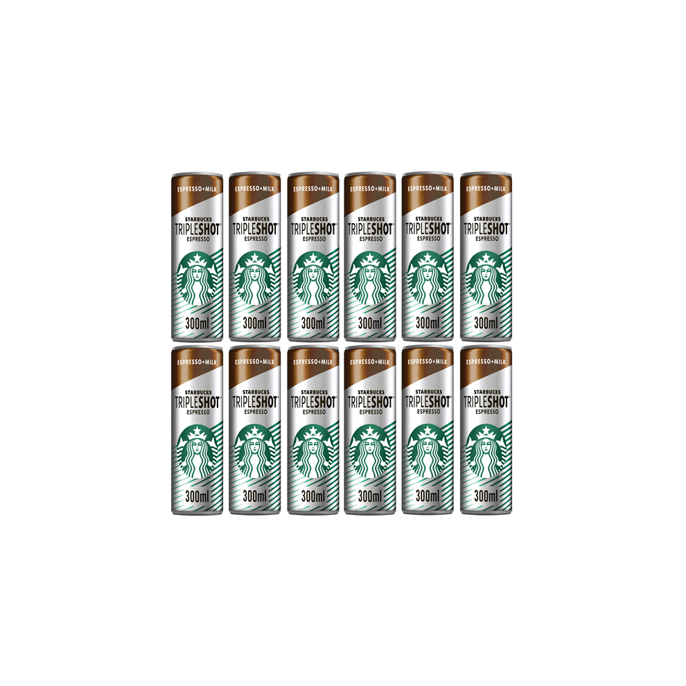 Starbucks Coffee Tripleshot Espresso Iced Coffee Drinks 12X 300Ml Best Before May 2026