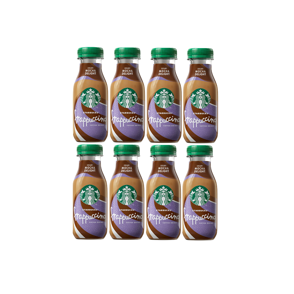 Starbucks Frappuchino Creamy Mocha Delight Drink 8 x 250ml Best Before March 2025