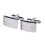 Luxury Silver Cufflinks Three Row Stone Elements from Charles William 1