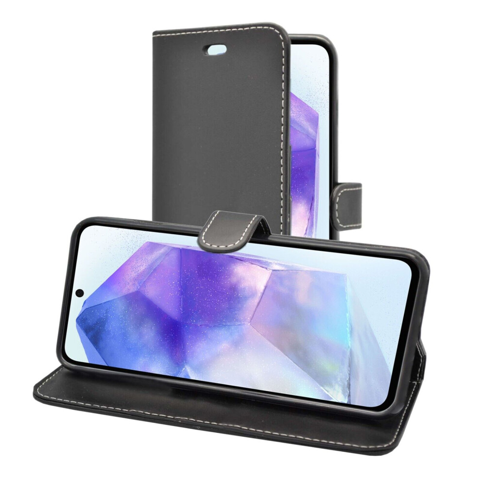 black--for-samsung-galaxy-a55-5g-wallet-flip-cover-case