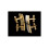 Silver Gold Cufflinks Two Tone Stripe in Stunning Design 2