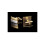 Silver Gold Cufflinks Two Tone Stripe in Stunning Design 3