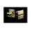 Silver Gold Cufflinks Two Tone Stripe in Stunning Design 1