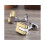 Charles William Silver and Gold Cufflinks Stunning Rectangle Design 1