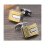 Charles William Silver and Gold Cufflinks Stunning Rectangle Design 4