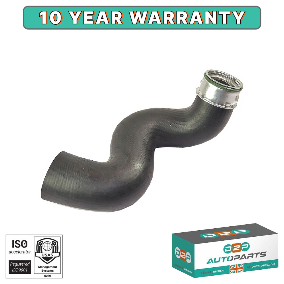 Lower Front Right Intercooler Turbo Hose Fits Audi A4 A6 1.9 Tdi 8E0145834ar 5056167422808