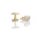 Luxury Oval Cufflinks Gold and Silver Twirl Great Gift 1
