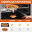 5 Pack Oven Base Liner Sheet with Brush Large Non Stick Grill Mat 5