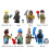 16PCS Fortnite Games Mini Figures Weapons Blocks Kids Toys 3