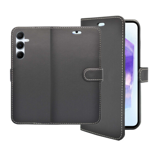 (Black) For Samsung Galaxy A35 5G Wallet Flip Pouch Case 2
