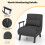 Costway Folding Single Sofa Bed Convertible Sleep Chair w/Adjustable Backrest 8