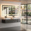 1200x800mm  Led Backlit Bathroom Mirror Wall Dimmable Demister 2