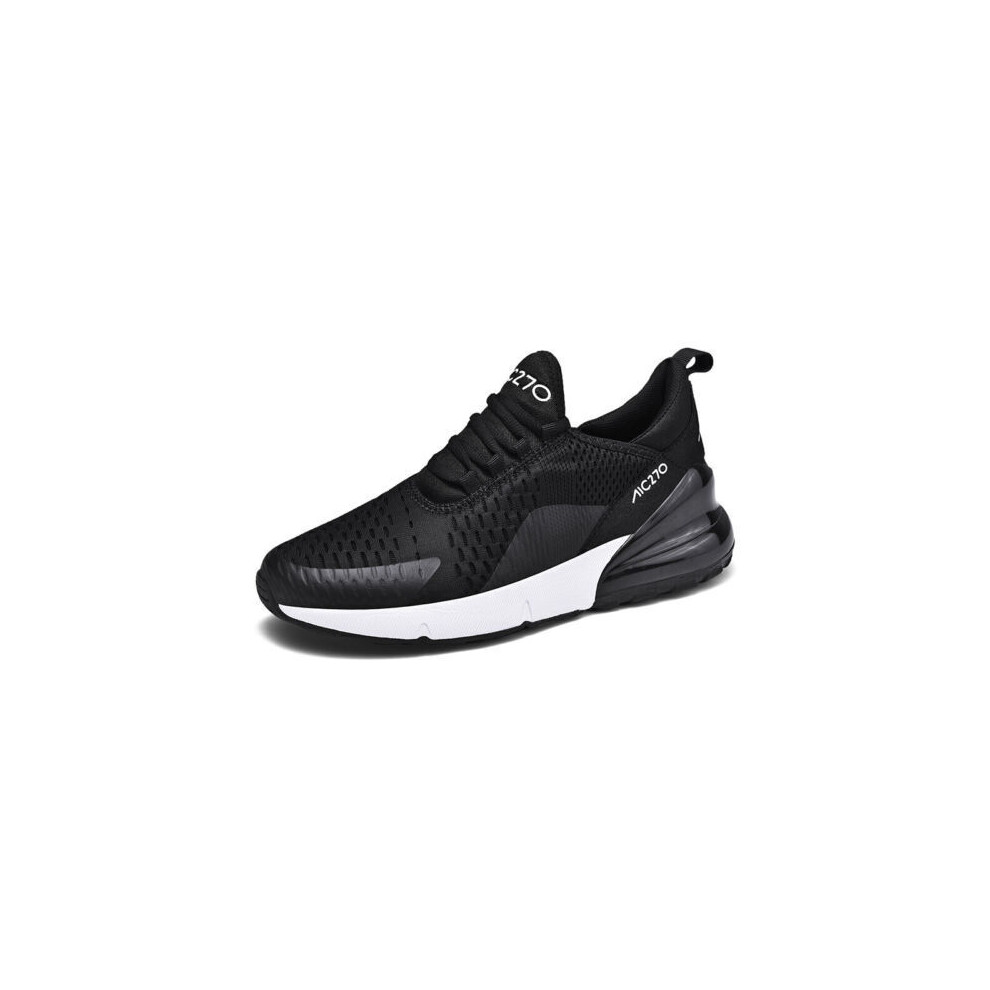 (Black, UK 7 = EUR 41) Mens Womens Trainers Casual Sports Athletic Running Shoes Sneakers UK Size 3-11