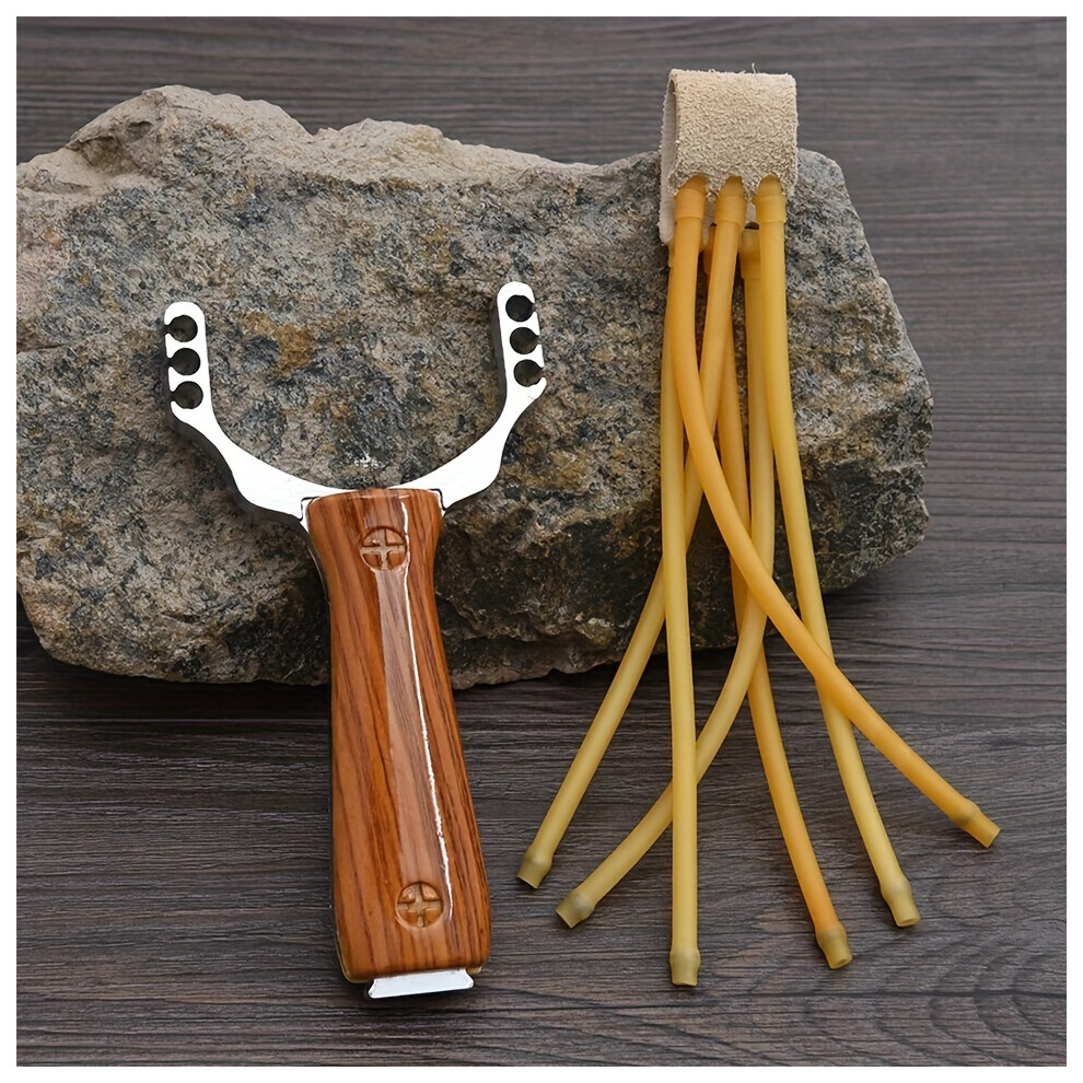 High Precision Wooden Sling-shot Toy, Outdoor Hunting