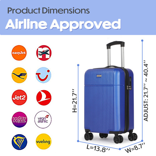 21-inch Suitcase ABS Hard Shell Carry on Suitcase 1