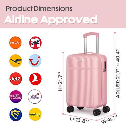 21-inch Suitcase ABS Hard Shell Carry on Suitcase 1