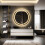 800x800mm Round Led Illuminated Bathroom Mirror Backlit Light Demister 1