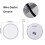 800x800mm Round Led Illuminated Bathroom Mirror Backlit Light Demister 13