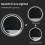 900 * 900mm Round Wall Mounted Led Backlit Vanity Mirror Dimmable 8
