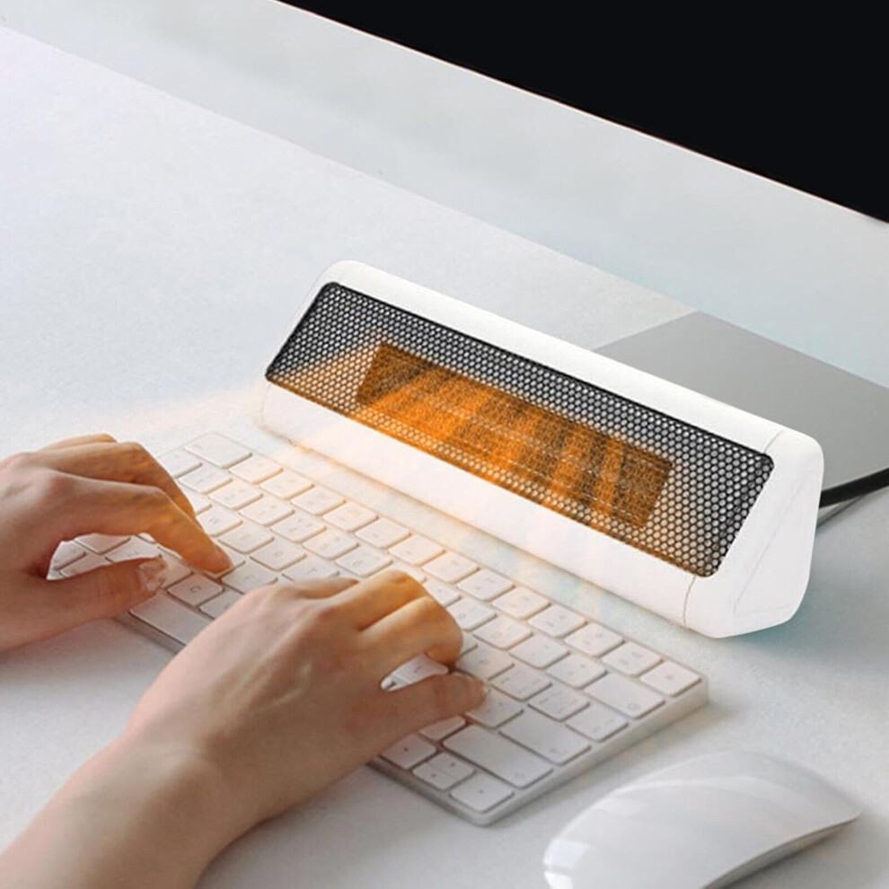 Mini Desktop Heater Desk Hand Warmer Small Electric Heating Fan