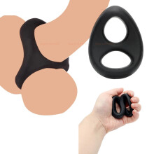 Silicone Cock Ring Penis Erection Enhancer Stay Harder Sex Toys Men