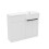 NES Home Nes Home Right Hand Basin Vanity Unit with Black Handles & WC Unit 6