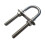 Stainless Steel Extended U Bolt 60MM x 4MM (Pipe Clamp Nuts Plate) 1