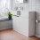 NES Home Nes Home Left Hand Basin Vanity Unit with Black Handles & WC Unit 3