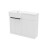 NES Home Nes Home Left Hand Basin Vanity Unit with Black Handles & WC Unit 6