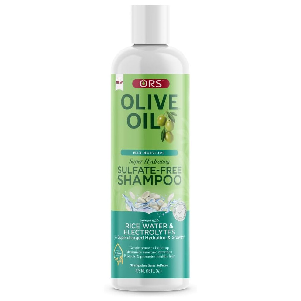 ORS Olive Oil Max Moisture Super Hydrating Sulfate-Free Shampoo 16 OZ