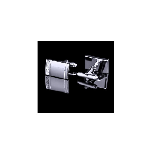 Stunning Silver Cufflinks Five Row Stone Elements from Charles William 2